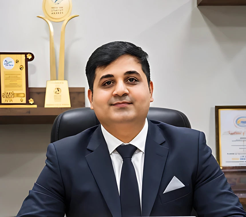 Wellnessia founder at the Gurugram office